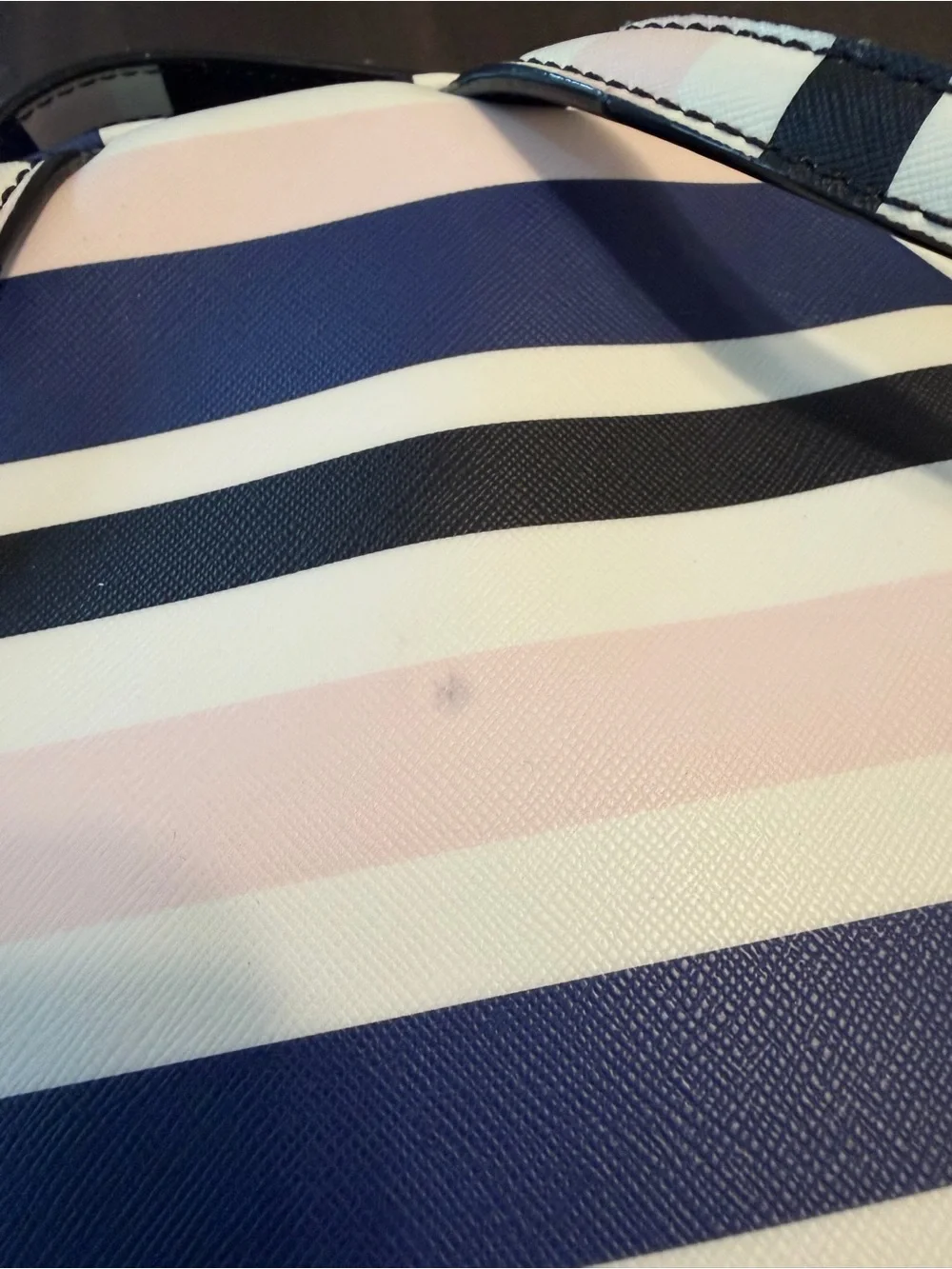 kate spade Striped Mini Backpack — Navy, Black & Light Pink